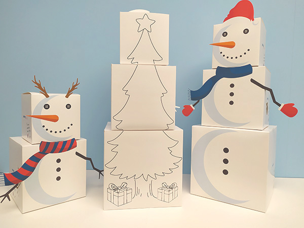 Recyclable Christmas decorations: the full package