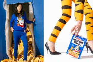 Packaging to wear: Kellogg's bags