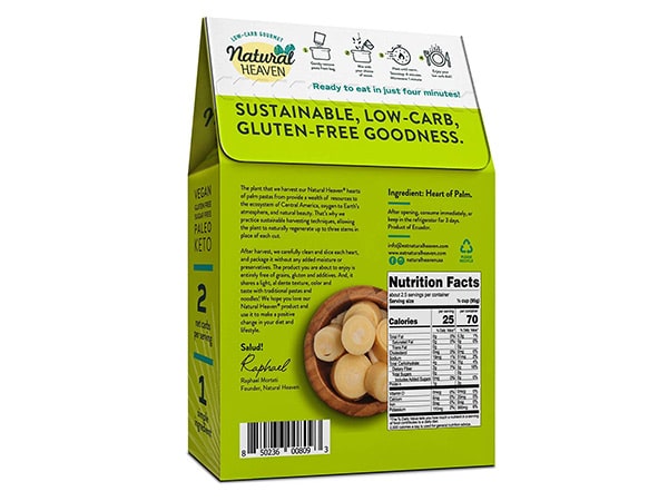 Gable top box for gluten free product