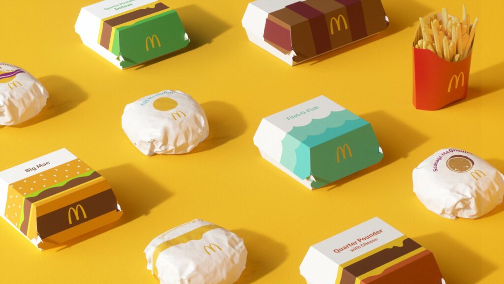 Edizioni speciali packaging McDonald's