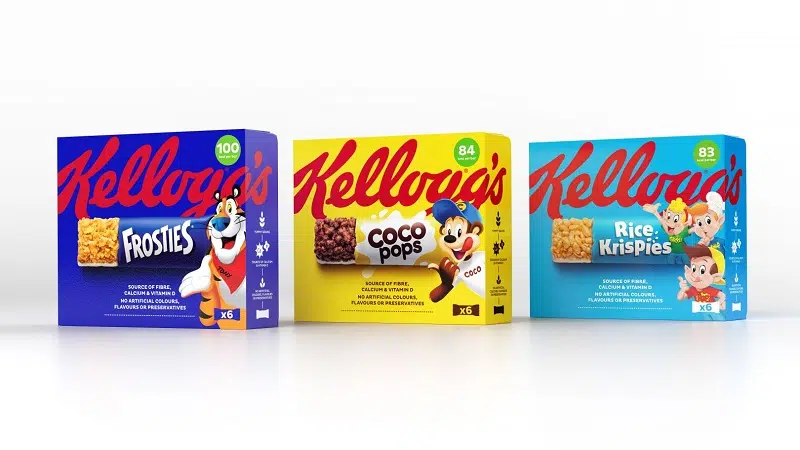 Kellogg snack packaging: the after