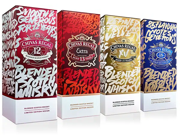 Packaging design Chivas Regal in edizione limitata