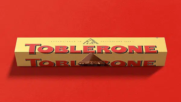 Dettagli fotografici nel rebranding Toblerone