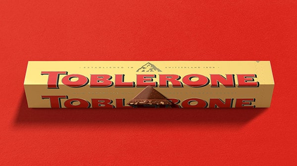 Toblerone's rebranding and photography