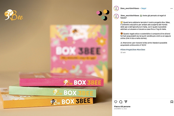 3Bee packaging social campain