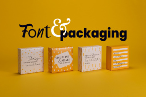 Font per il packaging: la parola muta della scatola