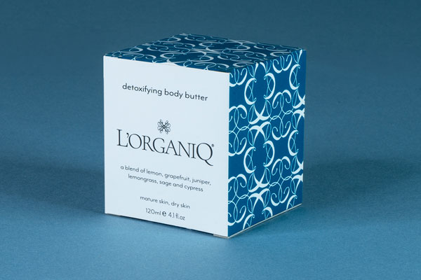 l'organiq tuck end box for the beauty packaging