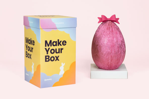 Chocolate egg - Box with lid