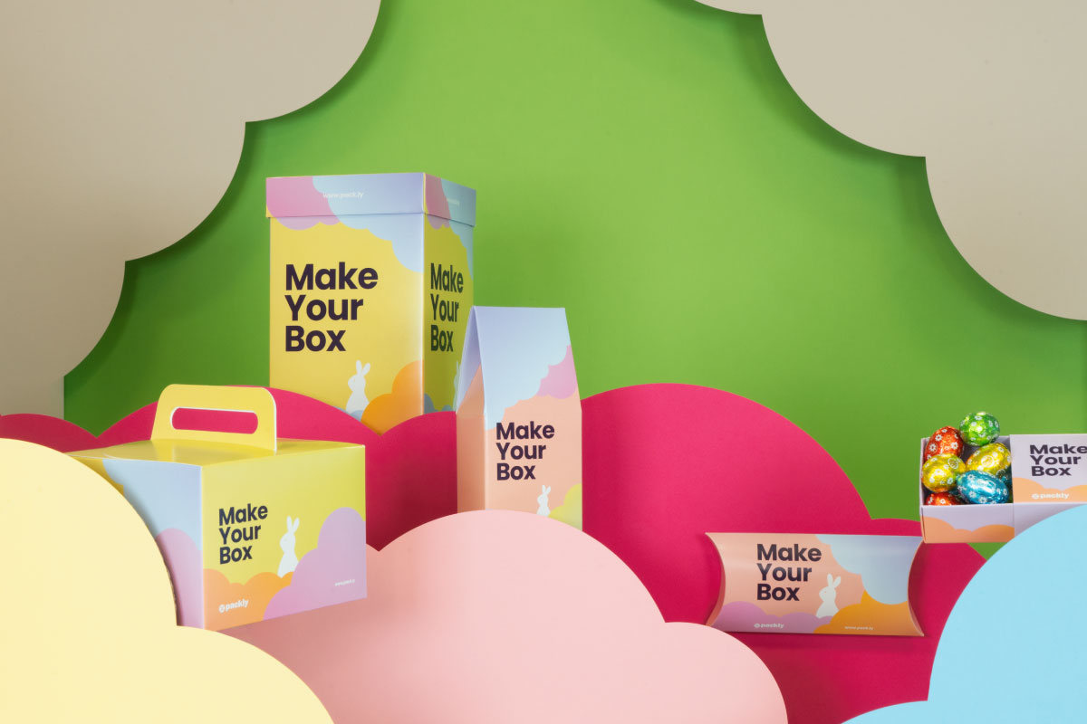 Cajas de Pascua personalizadas para sus productos