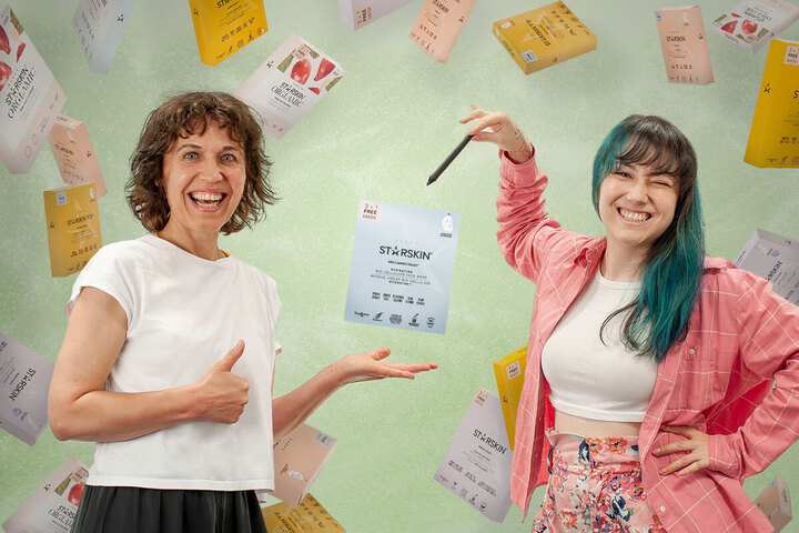 Avelon e Lidia, graphic designers di Starskin