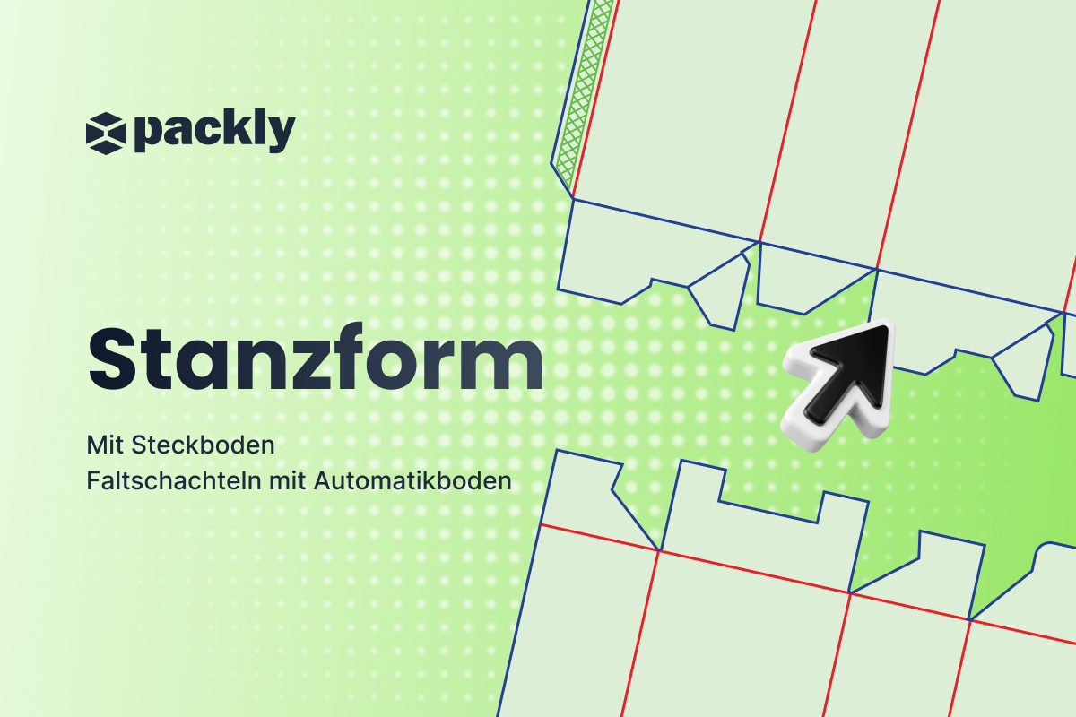 Stanzkontur für Schachteln mit 1-2-3 Boden und Automatikboden